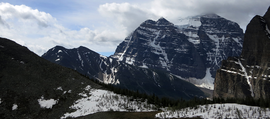Mt. Temple from Mt. Fairview