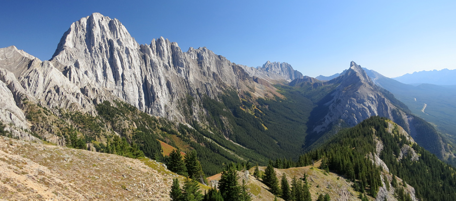 The Opal Range from King Creek Ridge